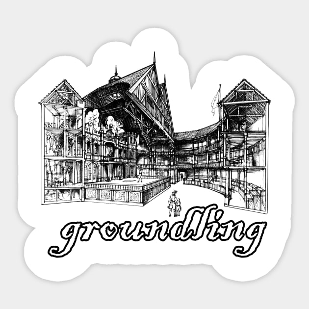 Groundling (1) Sticker by cdclocks